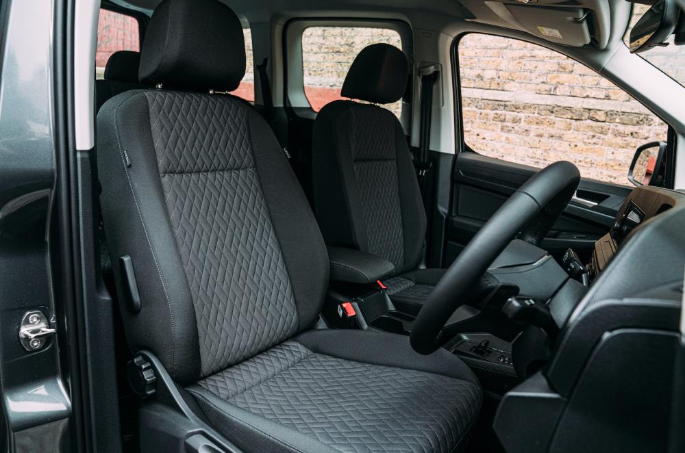 VW Caddy 2022 interior front seats