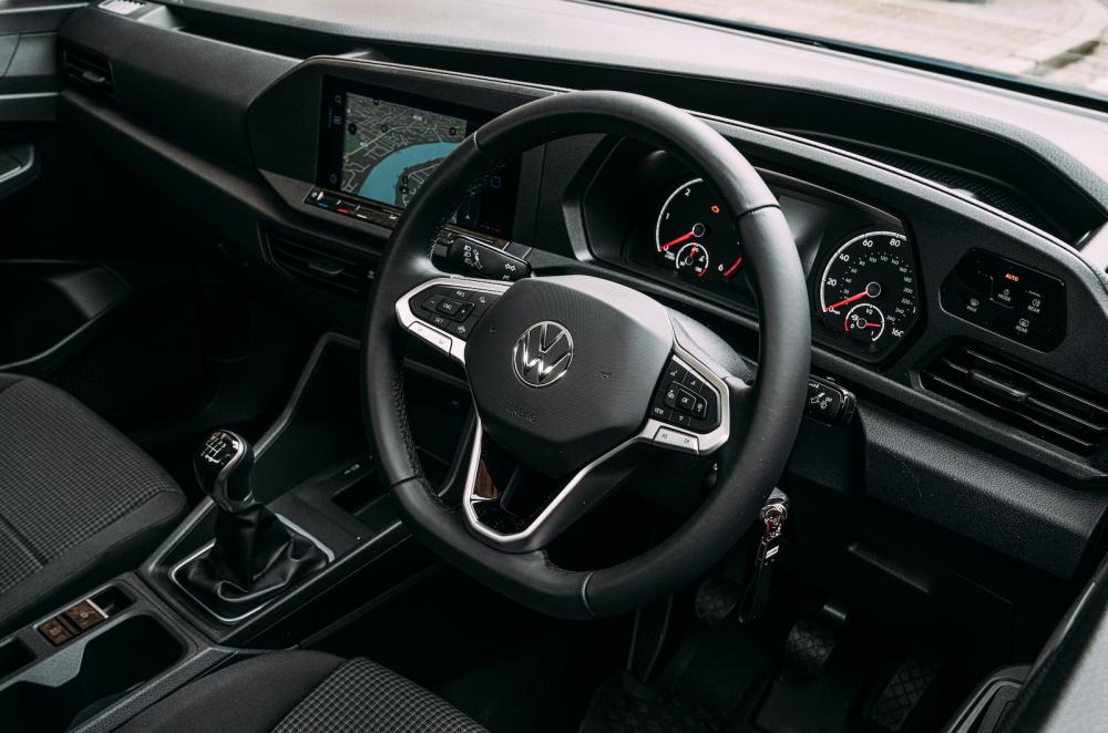 VW Caddy 2022 interior dashboard