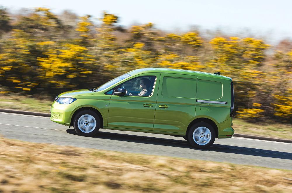 VW Caddy Cargo left driving