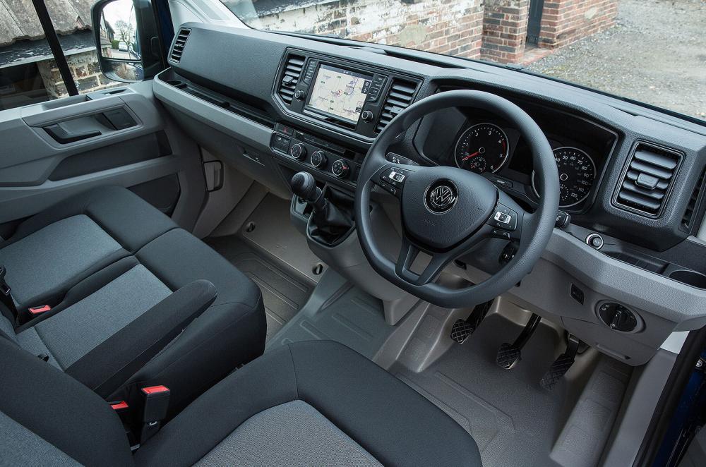 VW Crafter interior dashboard