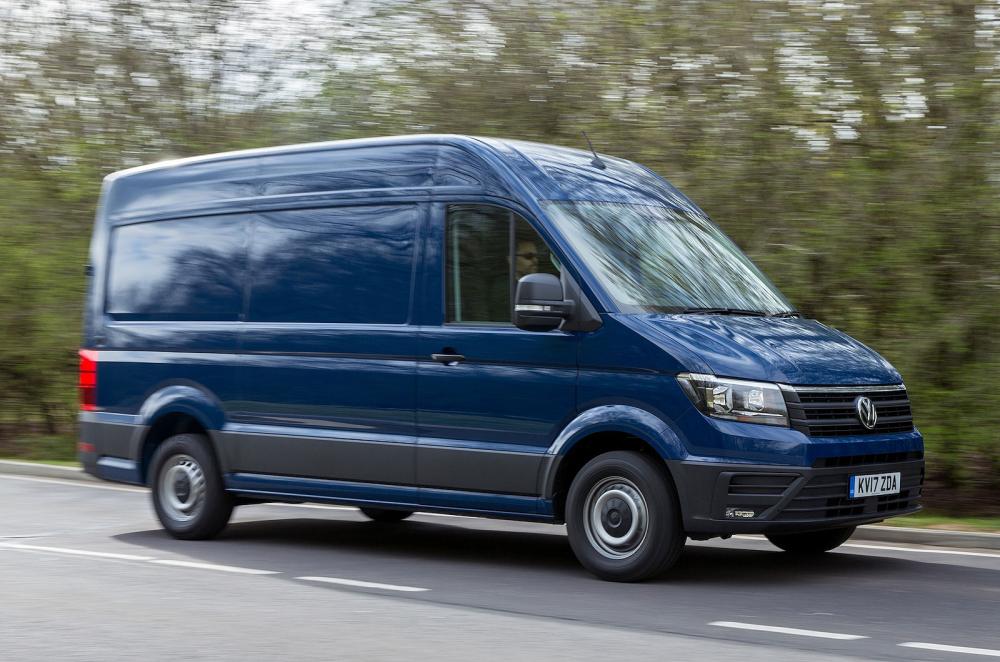 VW Crafter front right driving