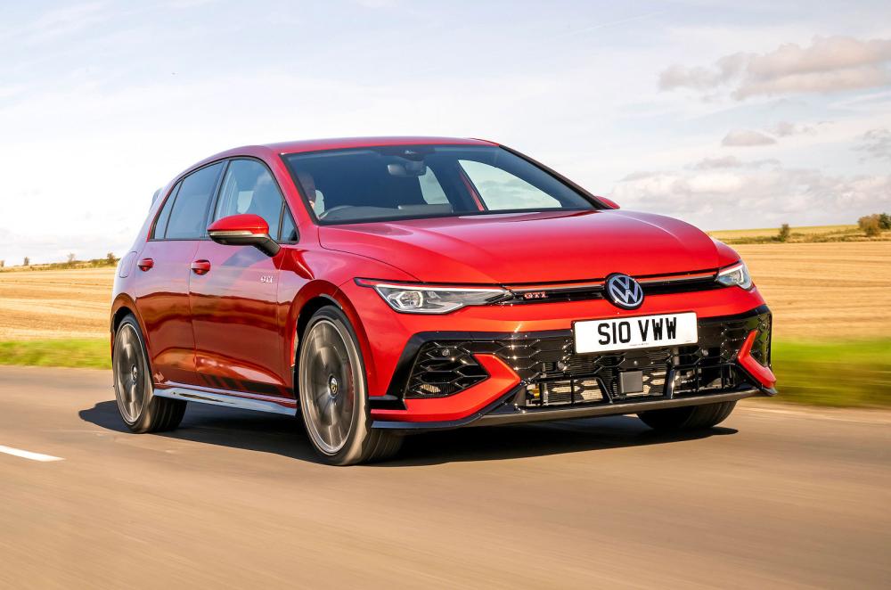 VW Golf GTI front right driving