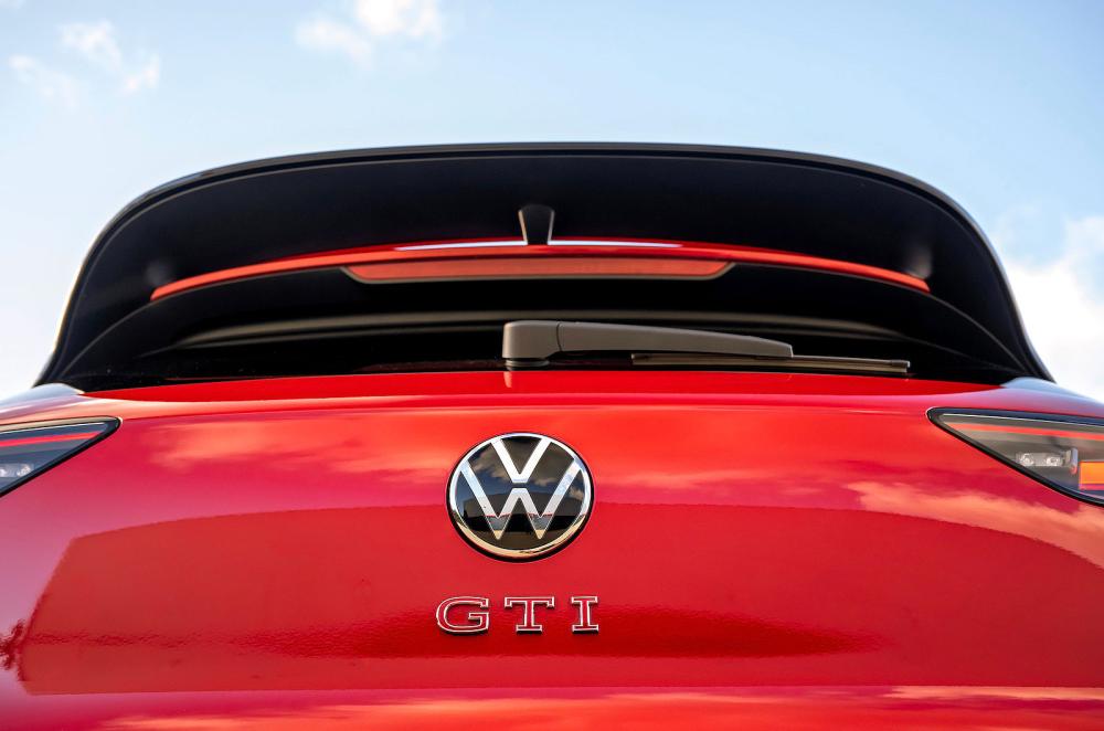 VW Golf GTI rear badge