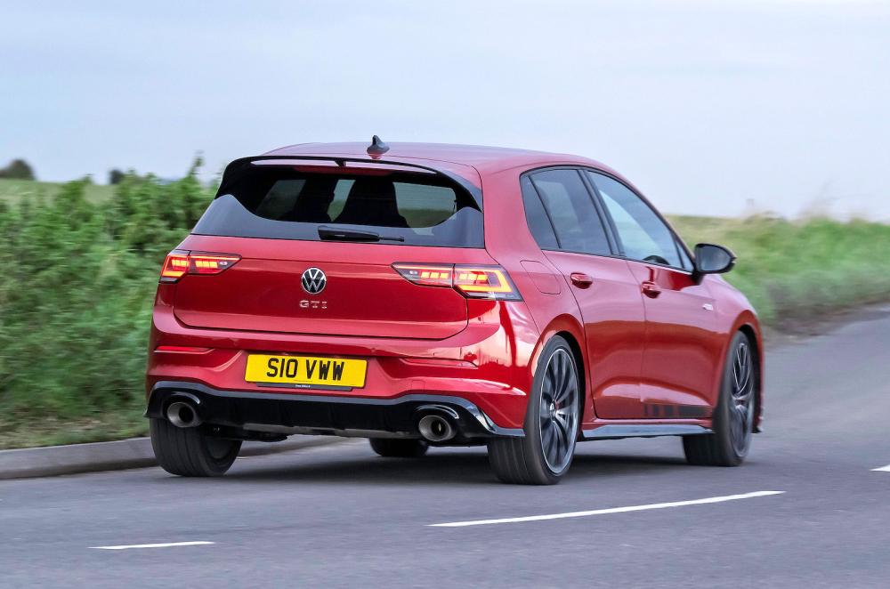 VW Golf GTI rear cornering