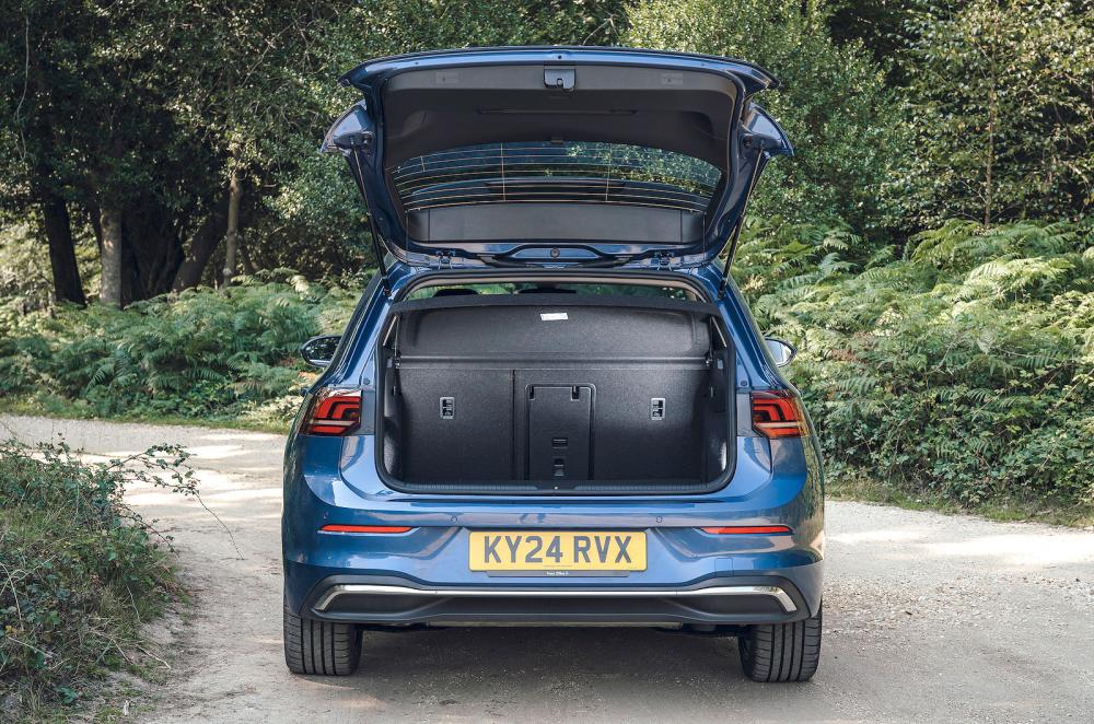 VW Golf rear static boot open
