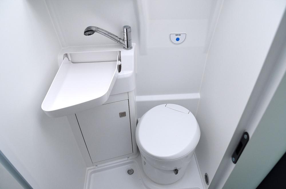 VW Grand California interior bathroom