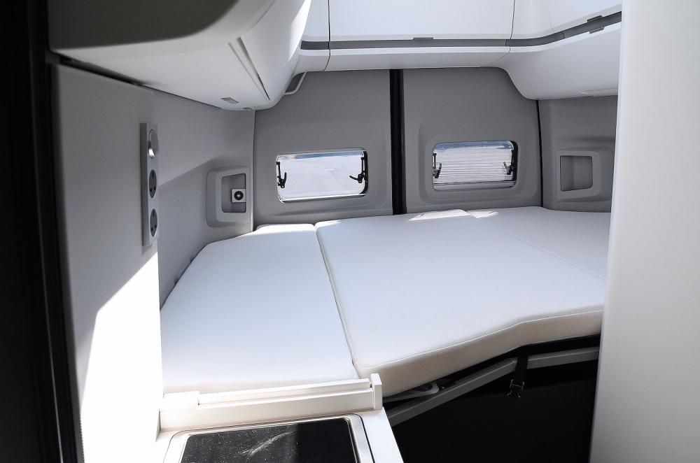 VW Grand California interior bed