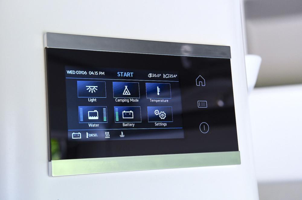 VW Grand California interior control panel