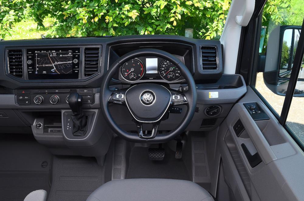 VW Grand California interior dashboard