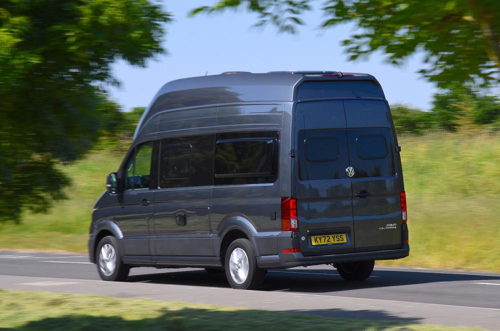 VW Grand California rear left driving