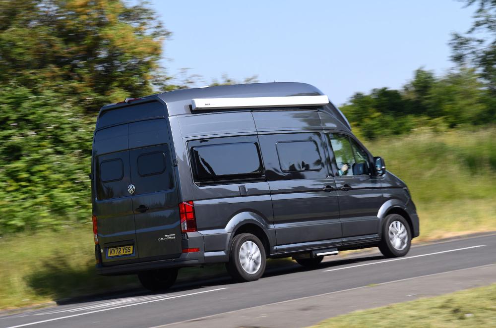 VW Grand California rear right driving