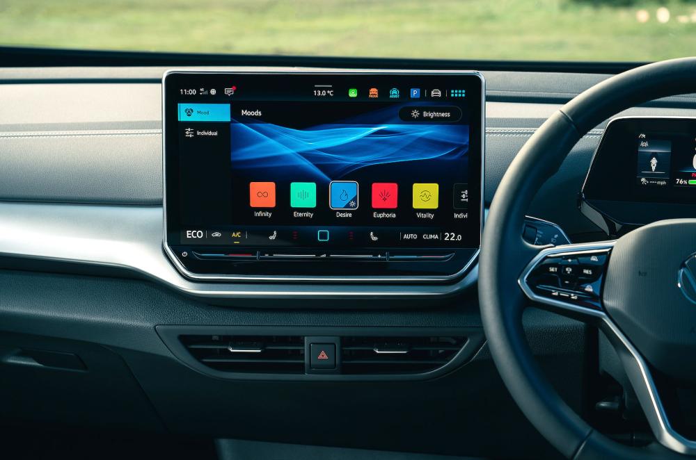 Volkswagen ID 5 infotainment touchscreen