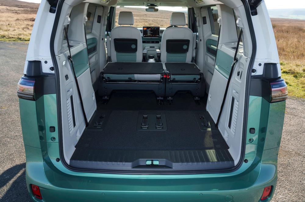 VW ID Buzz LWB boot with seats down