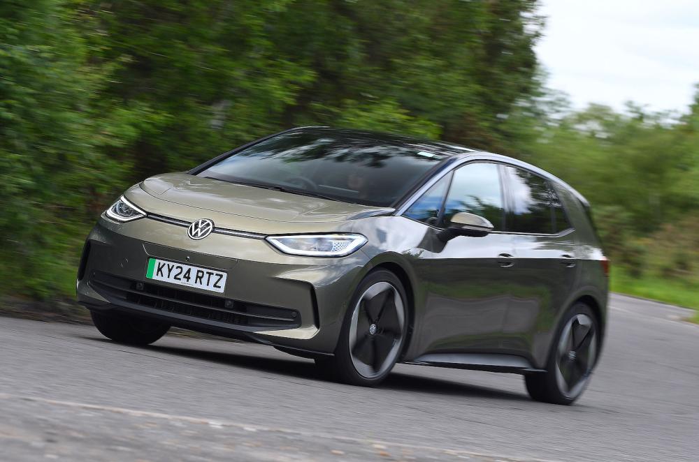 VW ID 3 front cornering