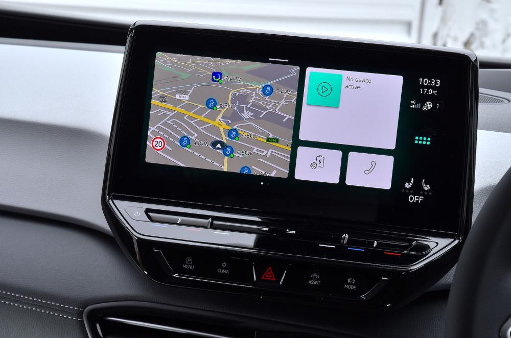 VW ID 3 infotainment touchscreen