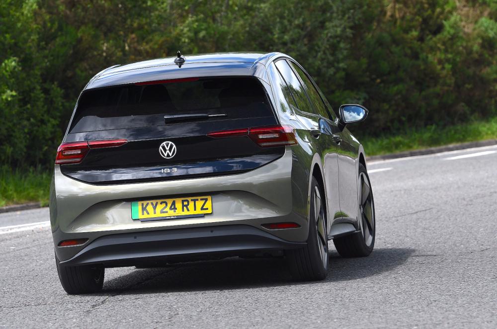 VW ID 3 rear cornering