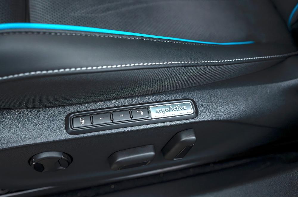 VW ID 7 interior front seat detail