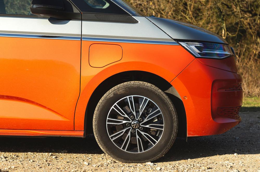 VW Multivan alloy wheel detail