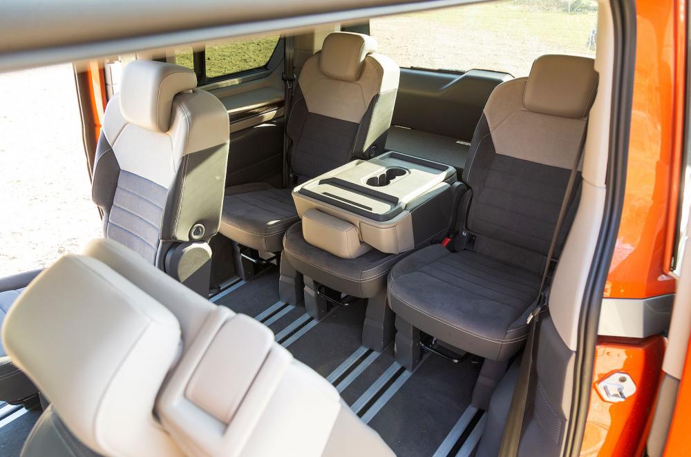 VW Multivan interior back seats