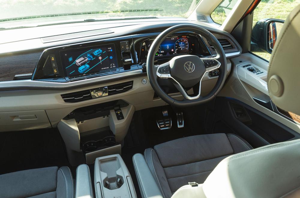 VW Multivan interior front seats