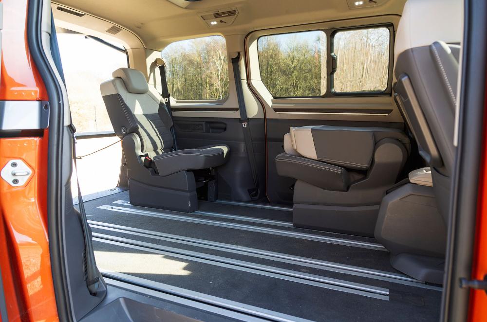 VW Multivan interior load bay