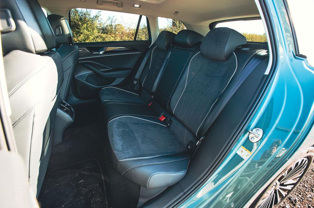VW Passat back seats