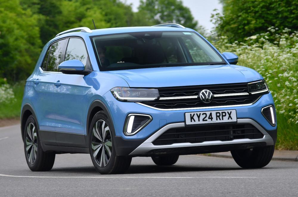 VW T-Cross front cornering