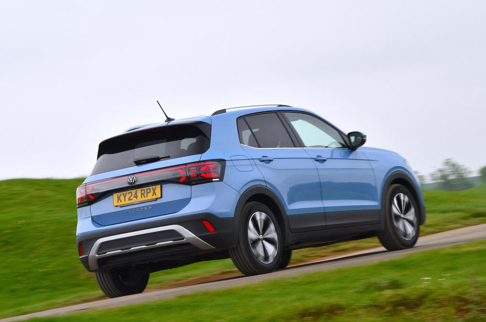 VW T-Cross rear right driving