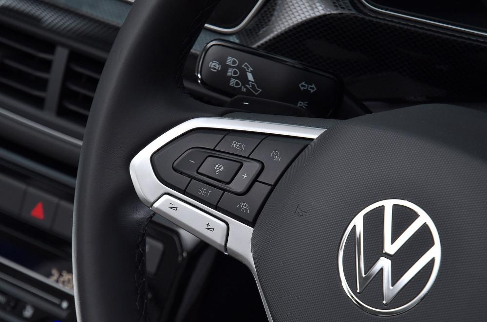 VW T-Cross steering wheel detail