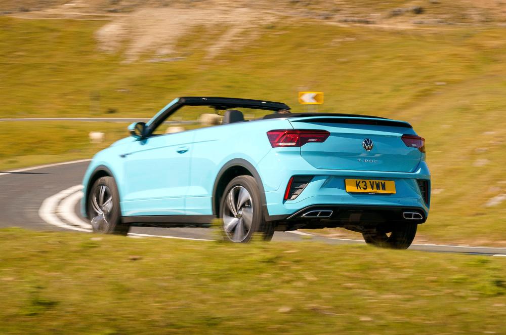 VW T-Roc Cabriolet rear cornering