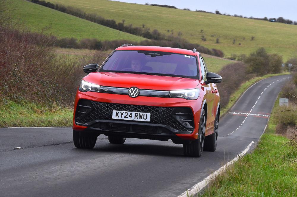 VW Tiguan front driving