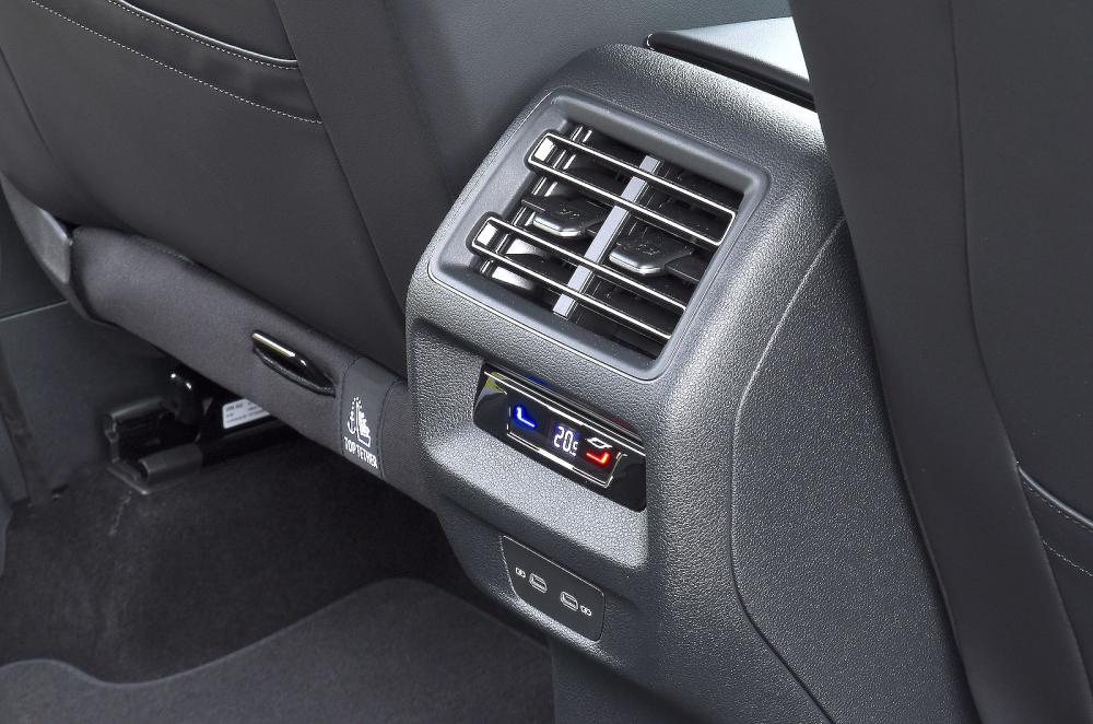 VW Tiguan interior detail