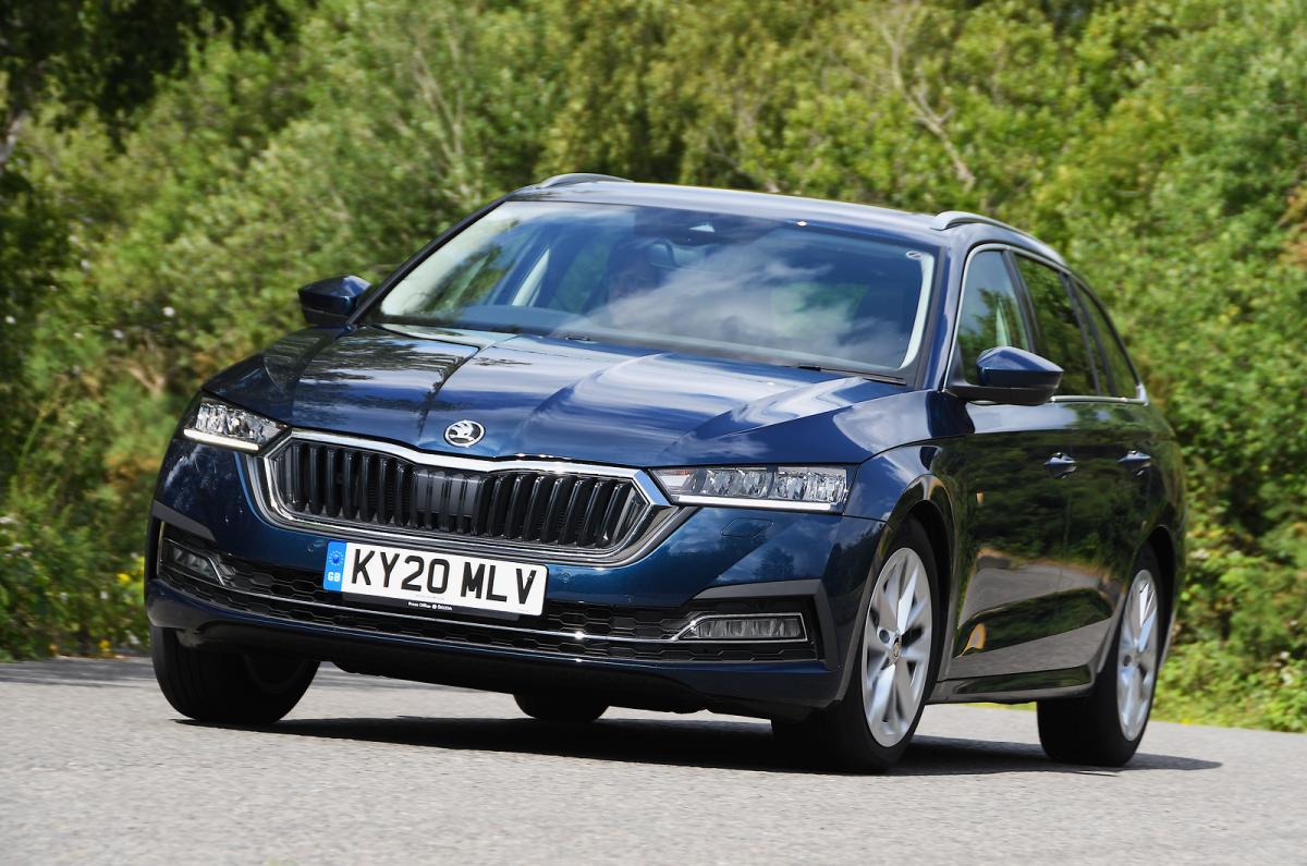 Used Skoda Octavia Estate 2021 front cornering