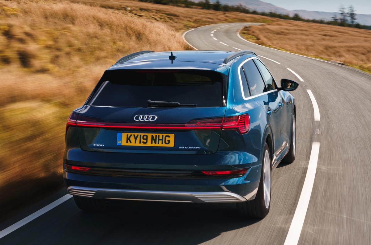 Used Audi E-tron 2019-2022 rear tracking