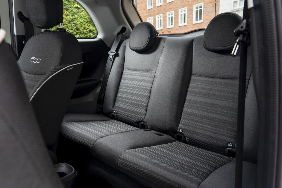 Used Fiat 500 Electric 2021-present interior rear seats