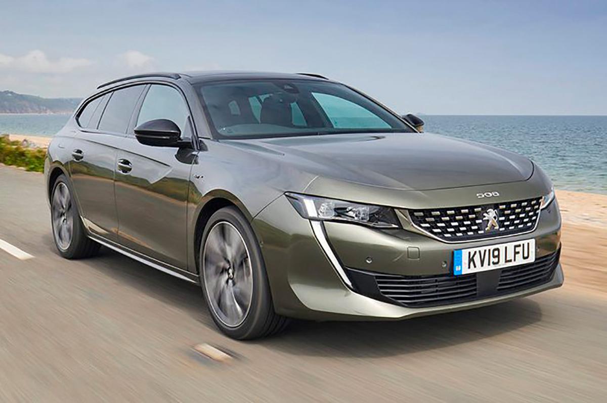 Peugeot 508 SW front three quarters