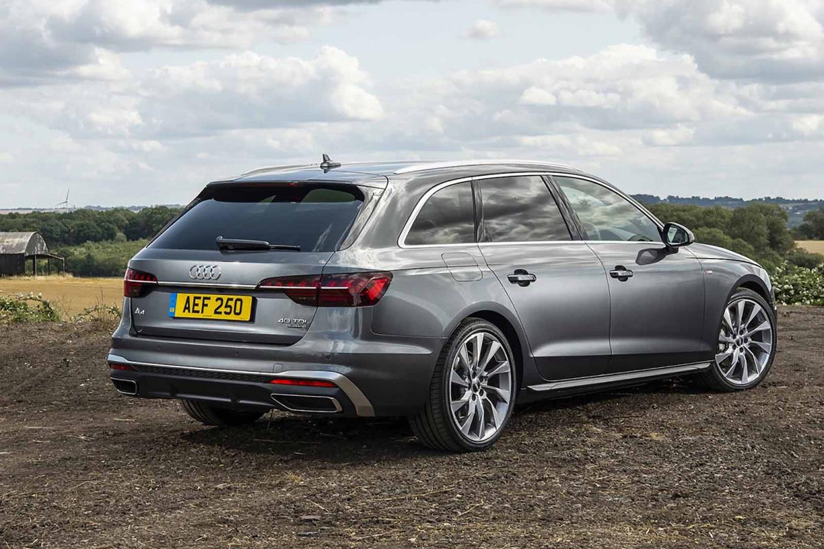 Audi A4 Avant 2021 right rear static