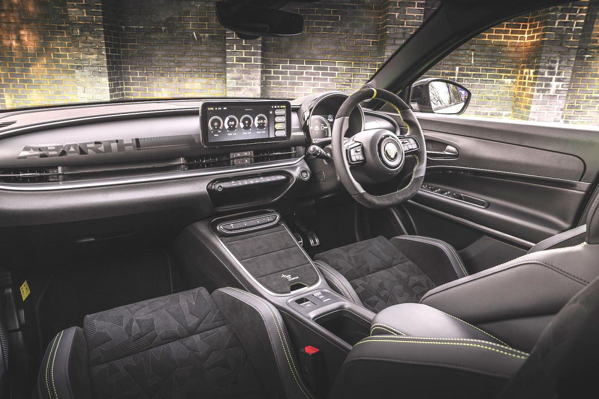 Abarth 600e dashboard