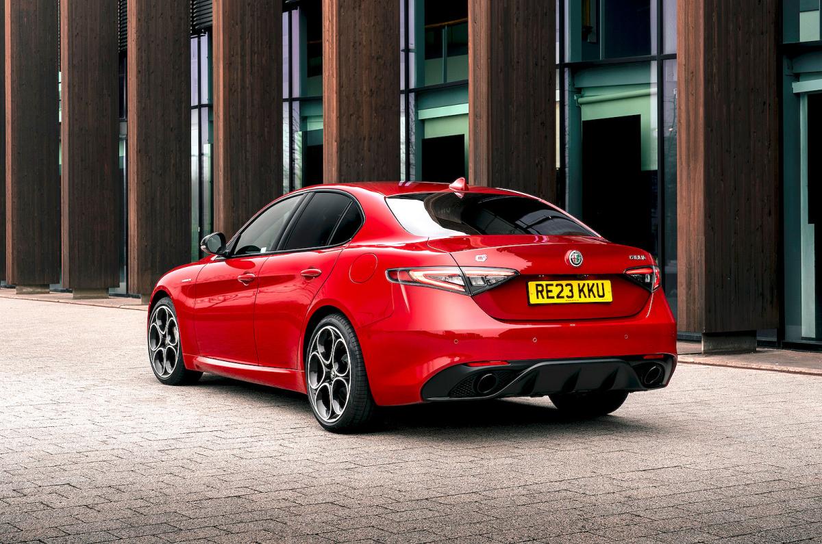 Alfa Romeo Giulia rear left static