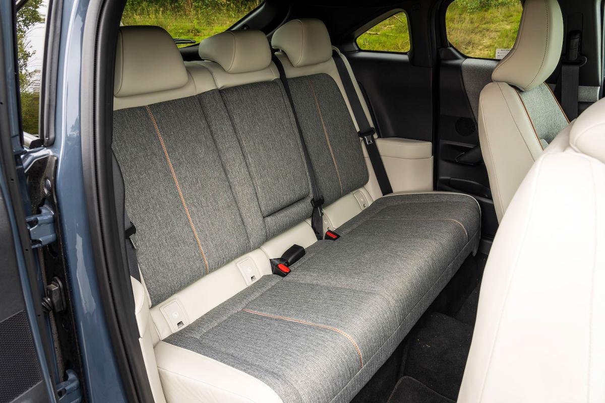 Mazda MX-30 EV interior back seats