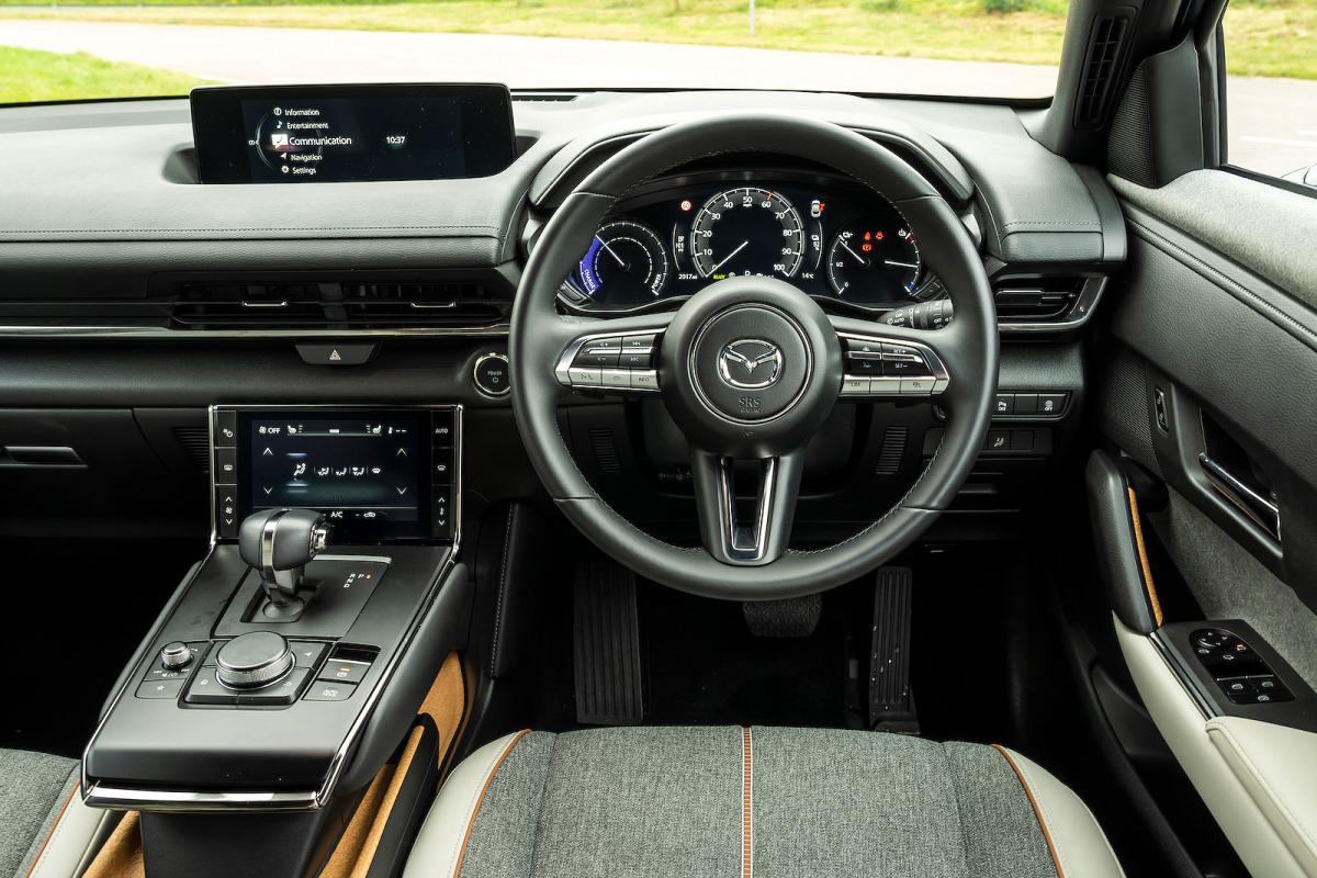 Mazda MX-30 EV interior dashboard