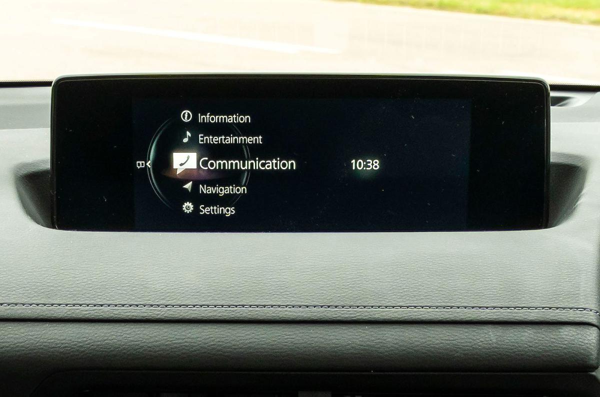 Mazda MX-30 EV interior infotainment