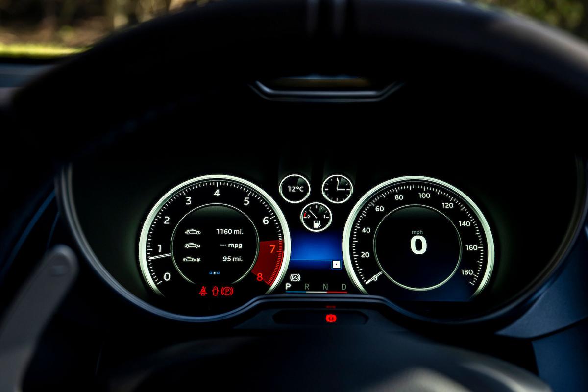 Alpine A110 driver display