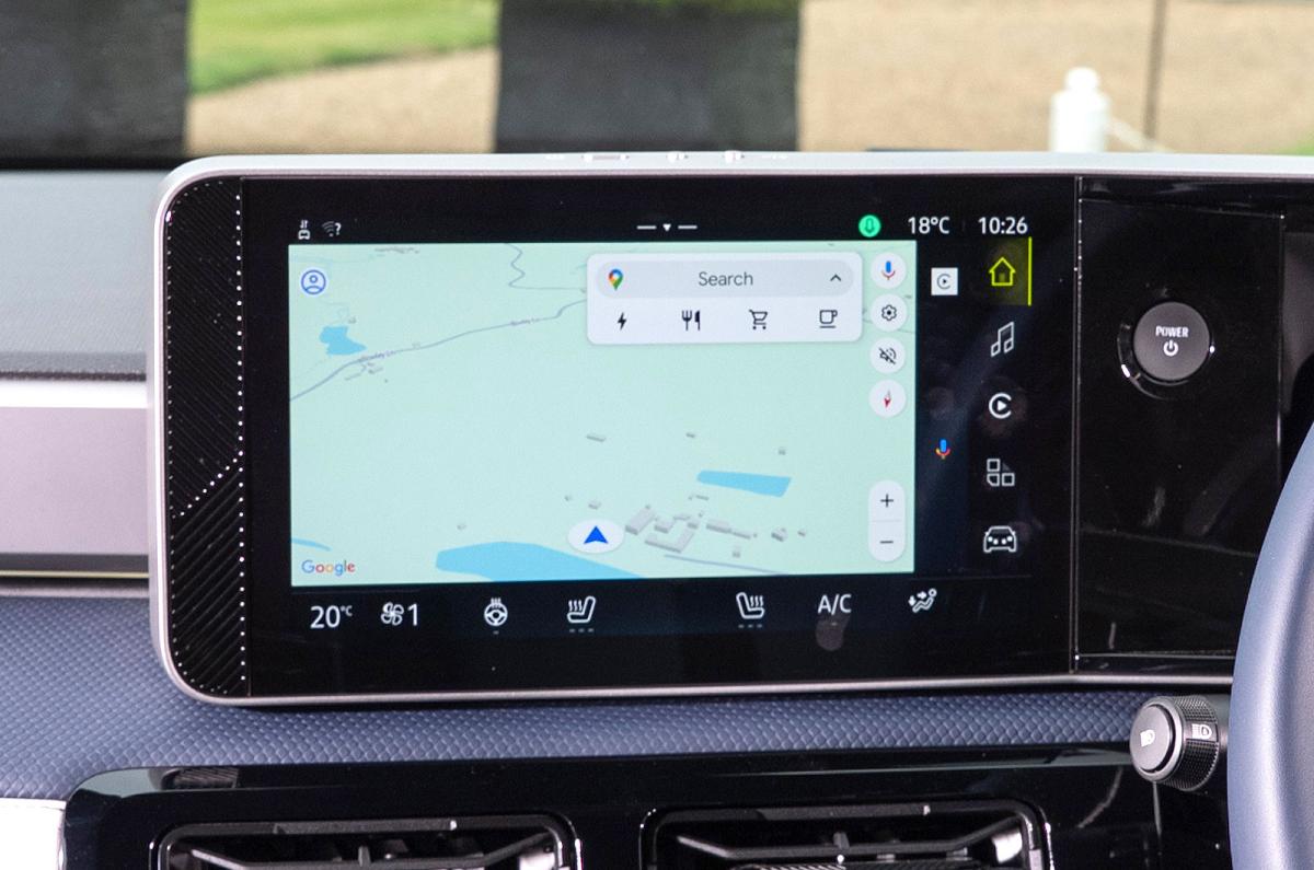 Alpine A290 infotainment touchscreen
