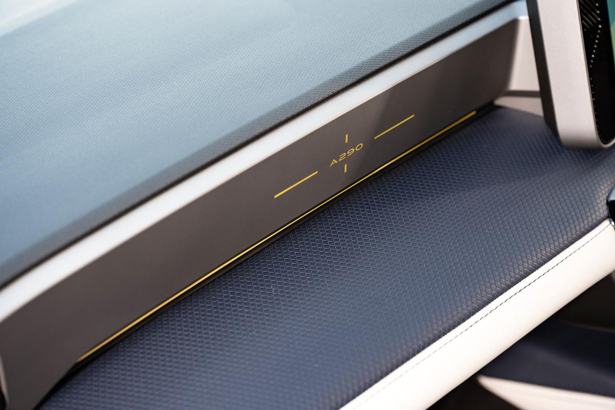 Alpine A290 interior detail