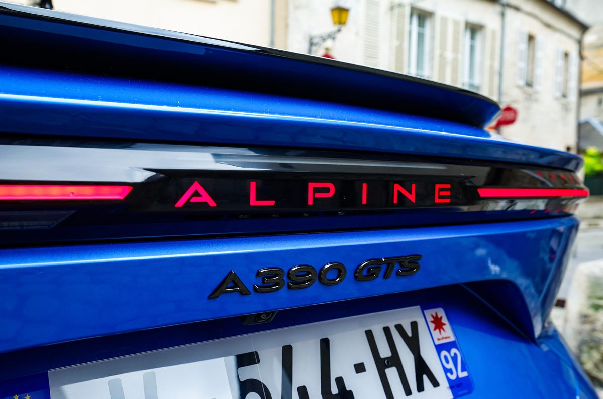 Alpine A390 badge