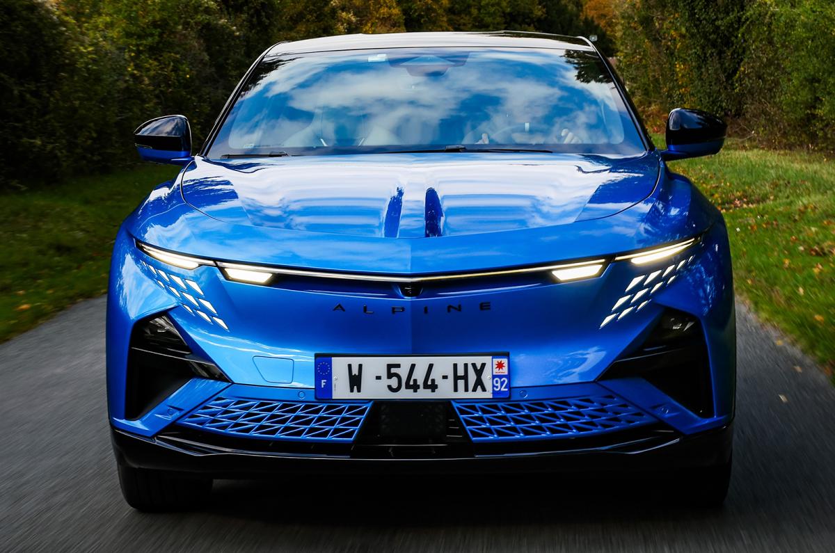Alpine A390 driving front
