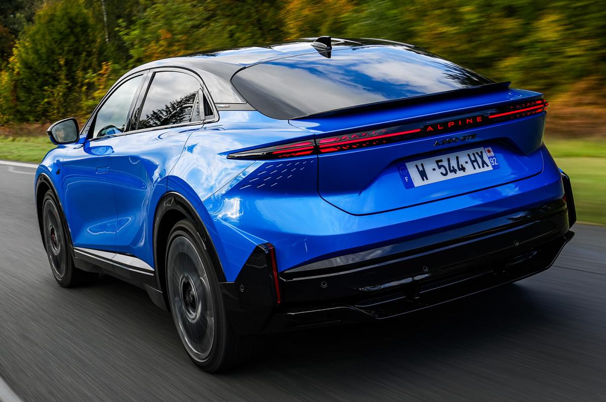 Alpine A390 driving rear left