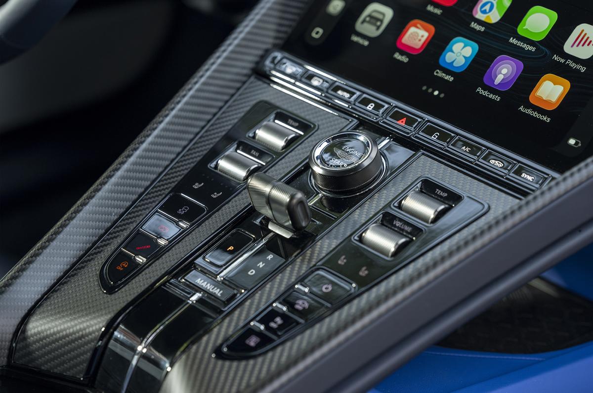 Aston Martin DB12 interior detail