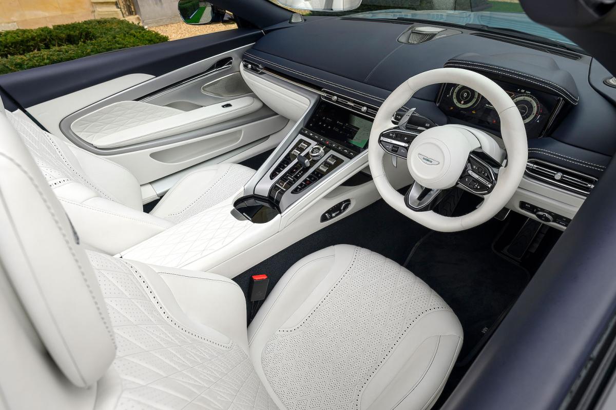 Aston Martin DB12 Volante front seats